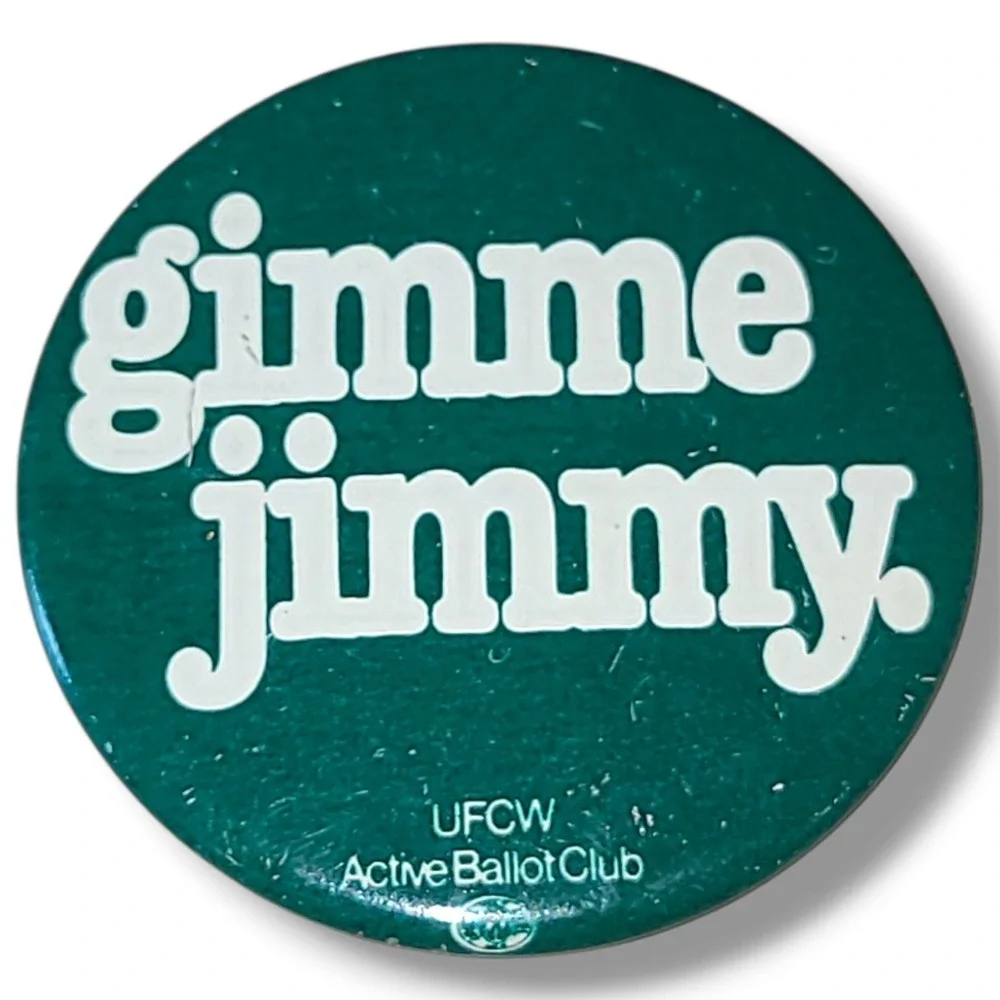 1976 Jimmy Carter Campaign Pinback Button 